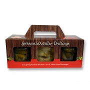 Spreewald Mller-Drillinge - 3 x 435ml Gurkenbox *1