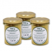 3er Sparpaket Spreewaldsenf Meerrettich-Kruter Glas 190ml